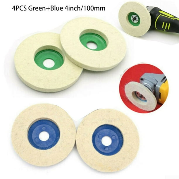 10Pcs 100mm 4 Inch Wool Buffing Angle Grinder Wheel Felt Polishing Disc Pad Set 10Pcs 100mm 4 Inch Wool Buffing Angle Grinder Wheel Felt Polishing Disc Pad Set